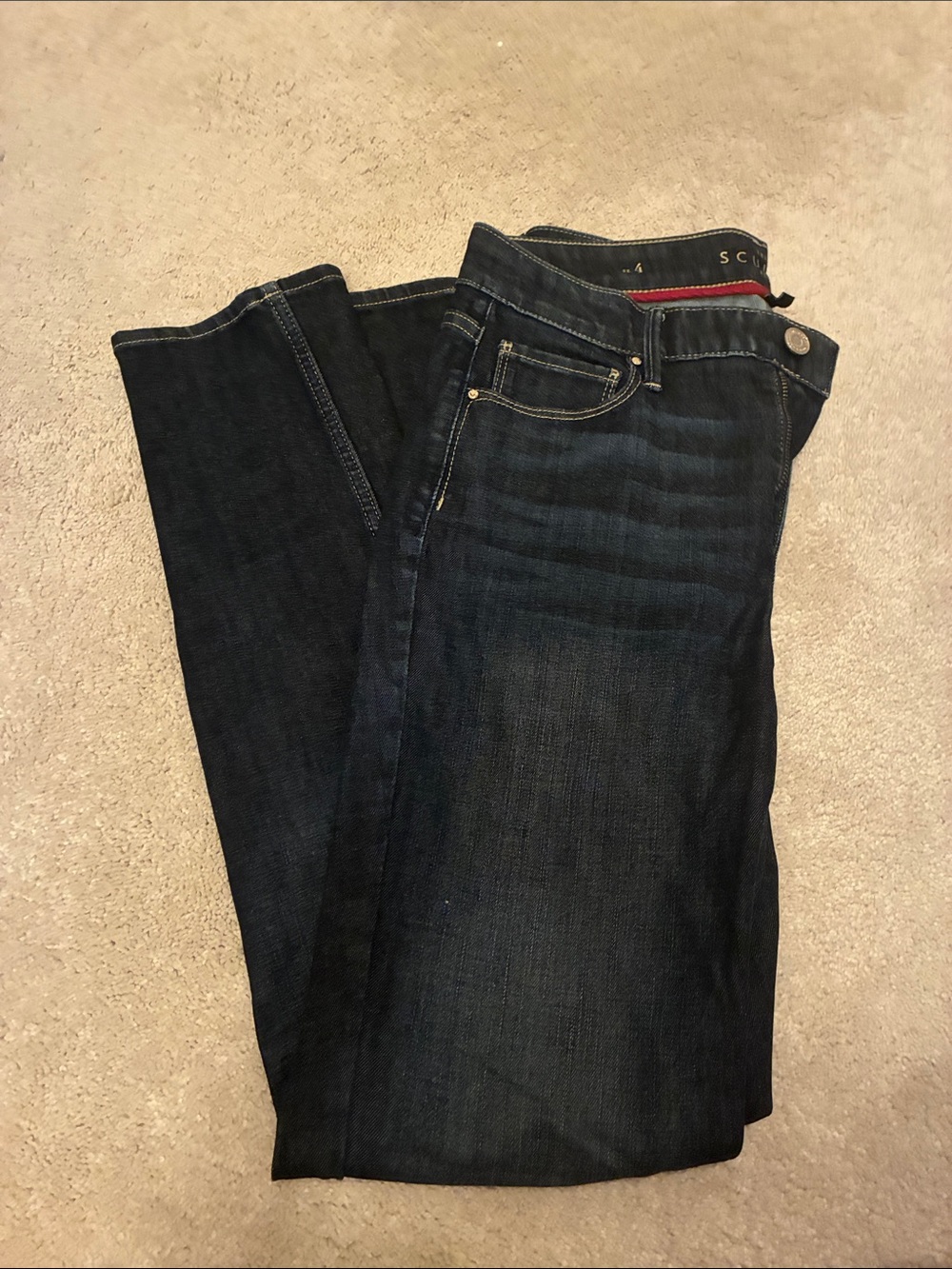 White House Black Market Women's Sculpt Skinny Jeans - Dark Blue